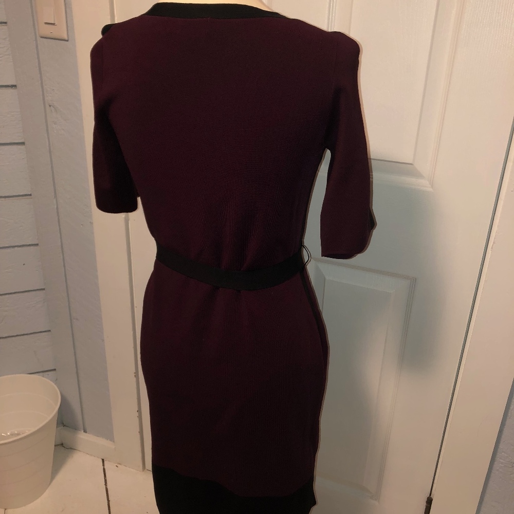 Ralph Lauren‎ Maroon and Navy Bodycon dress - Picture 5 of 5